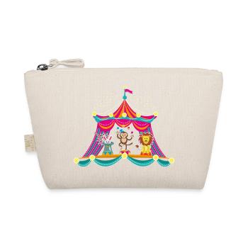Circus - Monkey Circus - Circus Animals Hare Lion - Organic Pouch - nature - Front