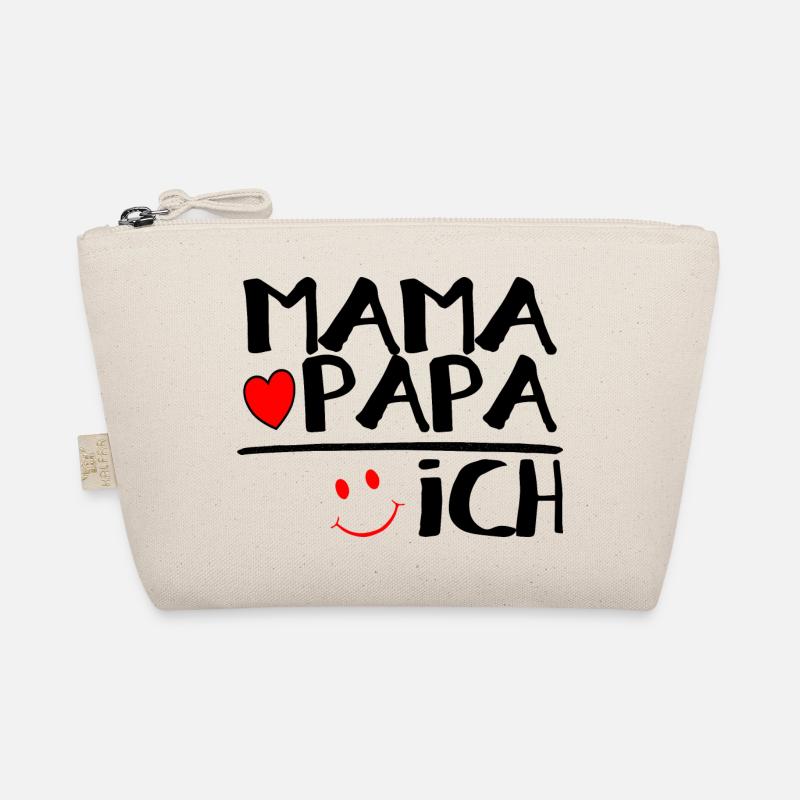 Mama + Papa = Ich - Bio-Täschchen - Natur