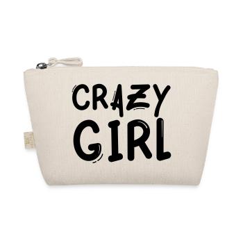 crazy girl - Bio-Täschchen - Natur - Vorne