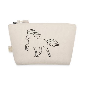 Icelandic horse - Organic Pouch - nature - Front