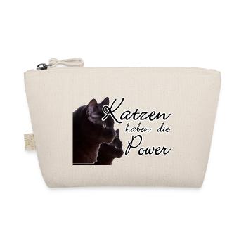 Katzen Katze Tier Haustier Spruch Liebe Geschenk - Bio-Täschchen - Natur - Vorne
