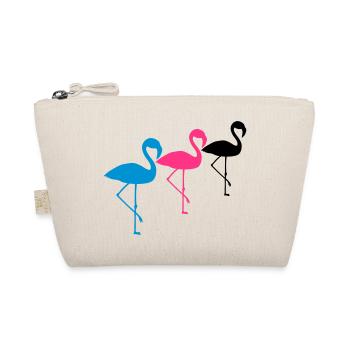 équipe d'équipage 3 amis silhouette contour flamant cli - Trousse biologique - nature - Devant