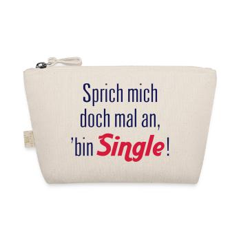 Sprich mich doch mal an, 'bin Single! Vektor Vecto - Bio-Täschchen - Natur - Vorne