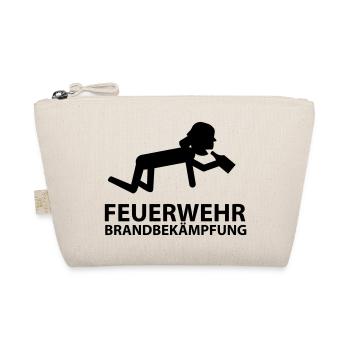 feuerwehr_brandbekaempfung - Organic Pouch - nature - Front