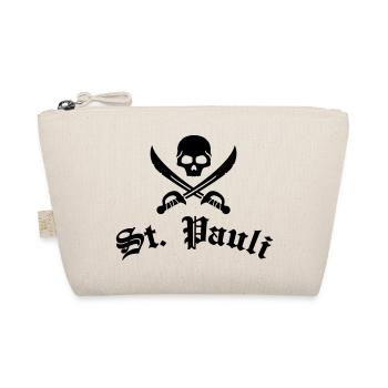 st_pauli_pirat__f1 - Bio-Täschchen - Natur - Vorne
