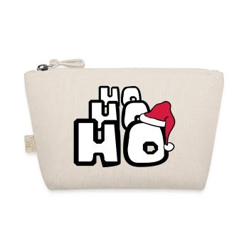 Santa ho ho ho christmas nikolaus weihnac - Organic Pouch - nature - Front