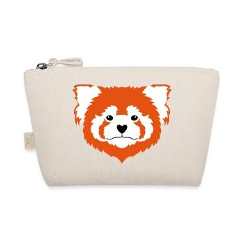 Panda rouge Amour - Trousse biologique - nature - Devant