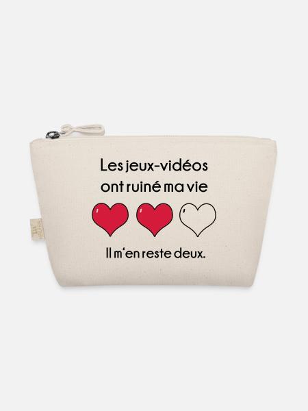 Les Jeux-Vidéos ont ruiné ma vie - Organic Pouch - nature - Front