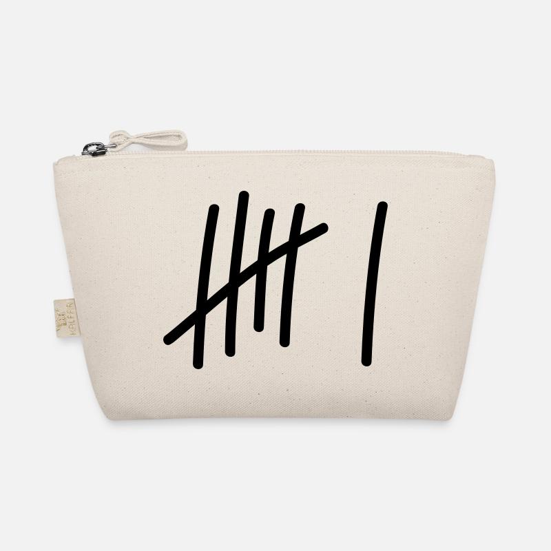 6 Striche // 6 Mal // Geburtstag // Geschenk Bio-Täschchen