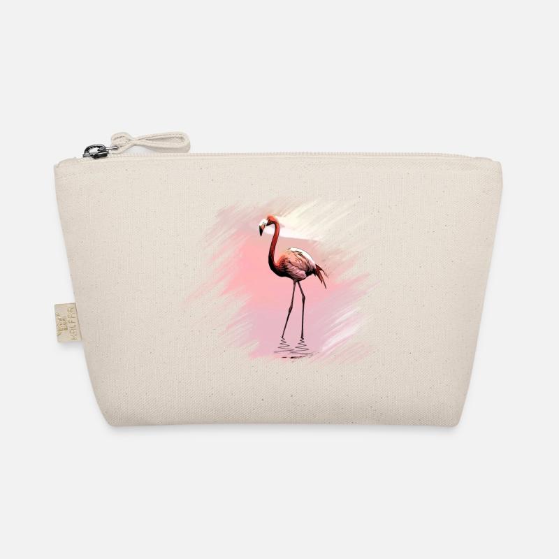 Flamingo - Bio-Täschchen - Natur