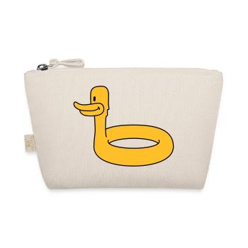 Duck Swimming Ring - Organic Pouch - nature - Front