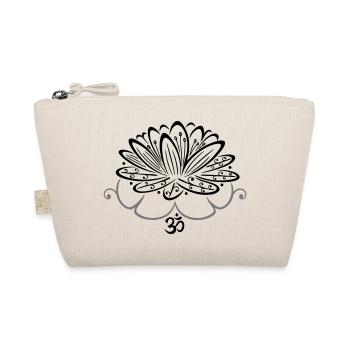 Lotus Lotusblume Om Symbol Lotusblüte - Bio-Täschchen - Natur - Vorne