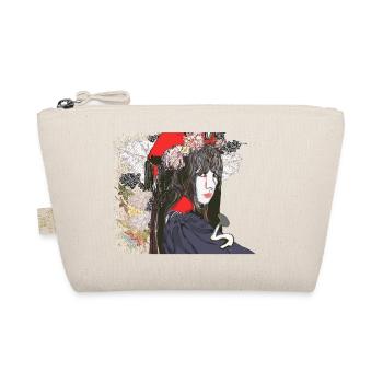 japanese mafia portrait - Organic Pouch - nature - Front