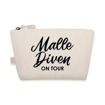 Malle Diven on tour - Bio-Täschchen - Natur - Vorne