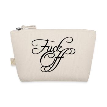 Fuck Off Edel Text - Organic Pouch - nature - Front