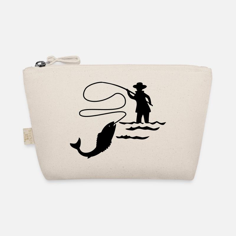 Fishermen Fly Fishing Organic Pouch