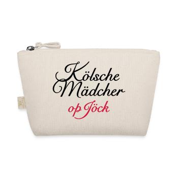 Kölsche Mädcher op Jöck Mädchen aus Köln unterwegs - Bio-Täschchen - Natur - Vorne