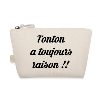 Tonton - Oncle - Neveu - Nièce - Bébé - Naissance - Trousse biologique - nature - Devant