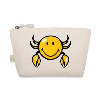 Smiley Crab - Bio-Täschchen - Natur - Vorne