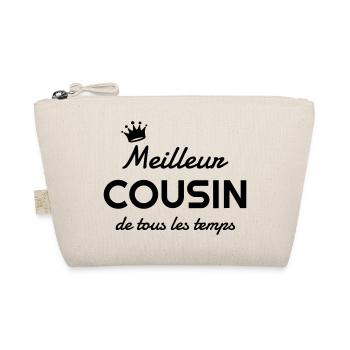 Cousin - Cousine - Famille - Bébé - Naissance - Organic Pouch - nature - Front