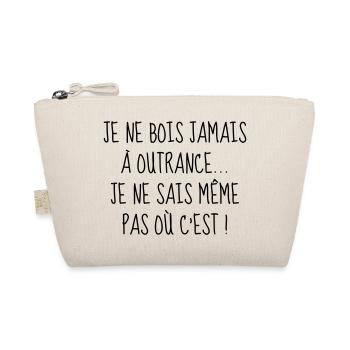 Alcool - Boire - Citation - Humour - Comique - Fun - Trousse biologique - nature - Devant