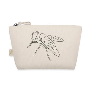 Fliege fly Riesenfliege - Bio-Täschchen - Natur - Vorne