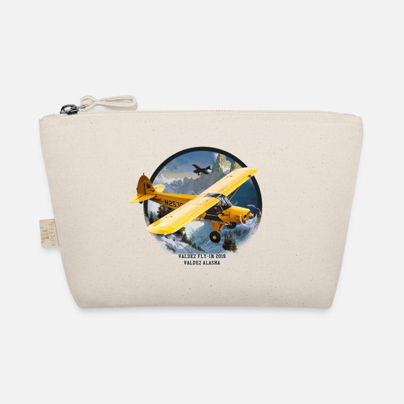 flugzeug - Bio-Täschchen - Natur