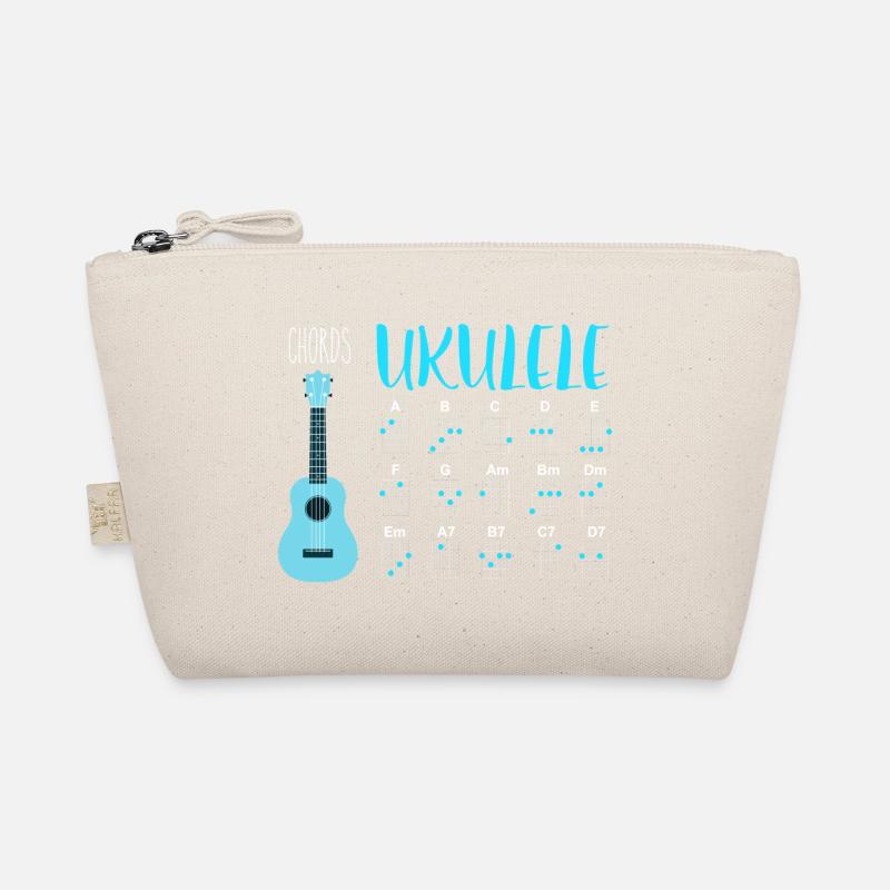 UKULELE CHORDS - Bio-Täschchen - Natur