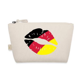germany kiss lips - Bio-Täschchen - Natur - Vorne