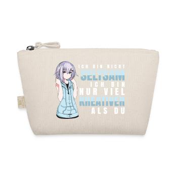 Anime - Kreativer als du - Bio-Täschchen - Natur - Vorne