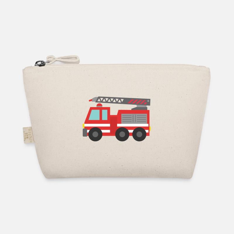 Fire Engine Truck Organic Pouch