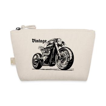 Moto Moto Vintage Noir - Trousse biologique - nature - Devant