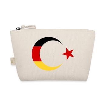 German and Turkish flag - Organic Pouch - nature - Front