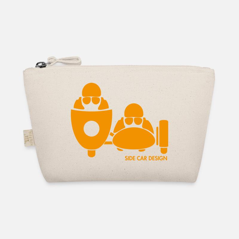 BASSET LOGO orange - Bio-Täschchen - Natur