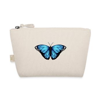 papillon bleu - Trousse biologique - nature - Devant