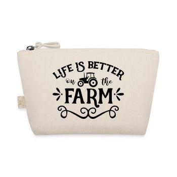 Life Is Better On The Farm - Organic Pouch - nature - Front