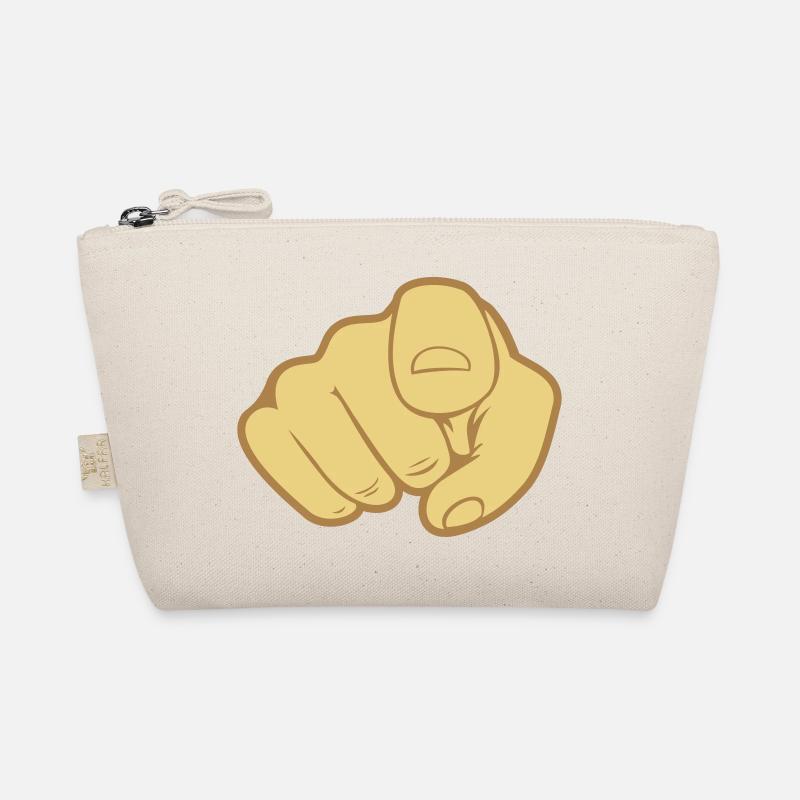 Hand Finger Zeigen Bio-Täschchen