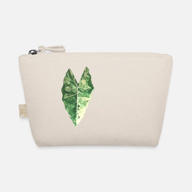 Blatt Alocasia Frydek - Bio-Täschchen - Natur