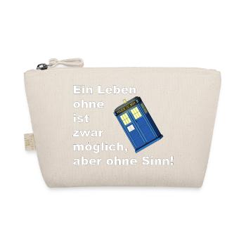ein leben ohne tardis - Bio-Täschchen - Natur - Vorne