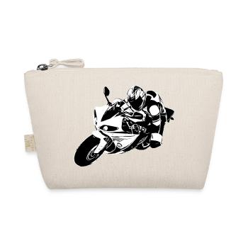 Motorcycle Lifestyle / Motorbike / Motorcycles biker - Organic Pouch - nature - Front