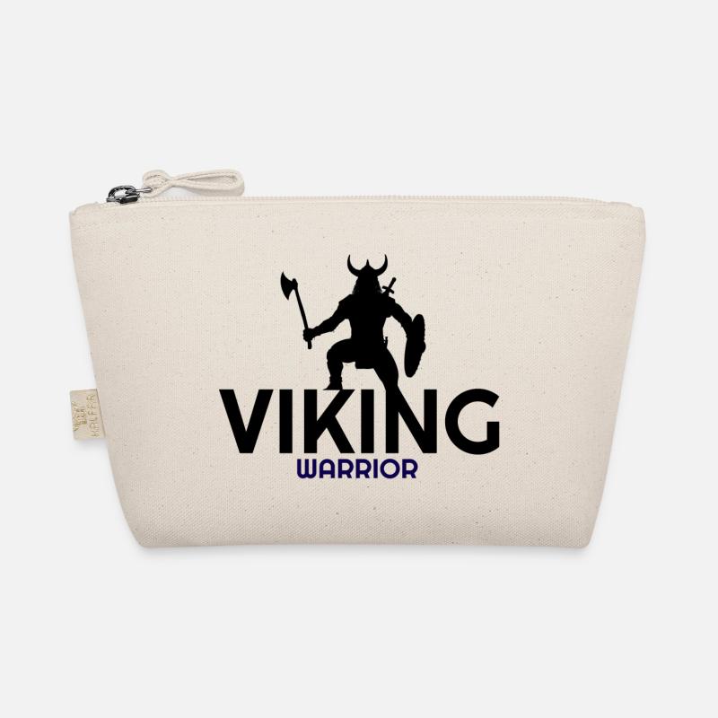 Alles über Wikinger, Wikinger, Wikinger Hoodies, Wikinger - Bio-Täschchen - Natur
