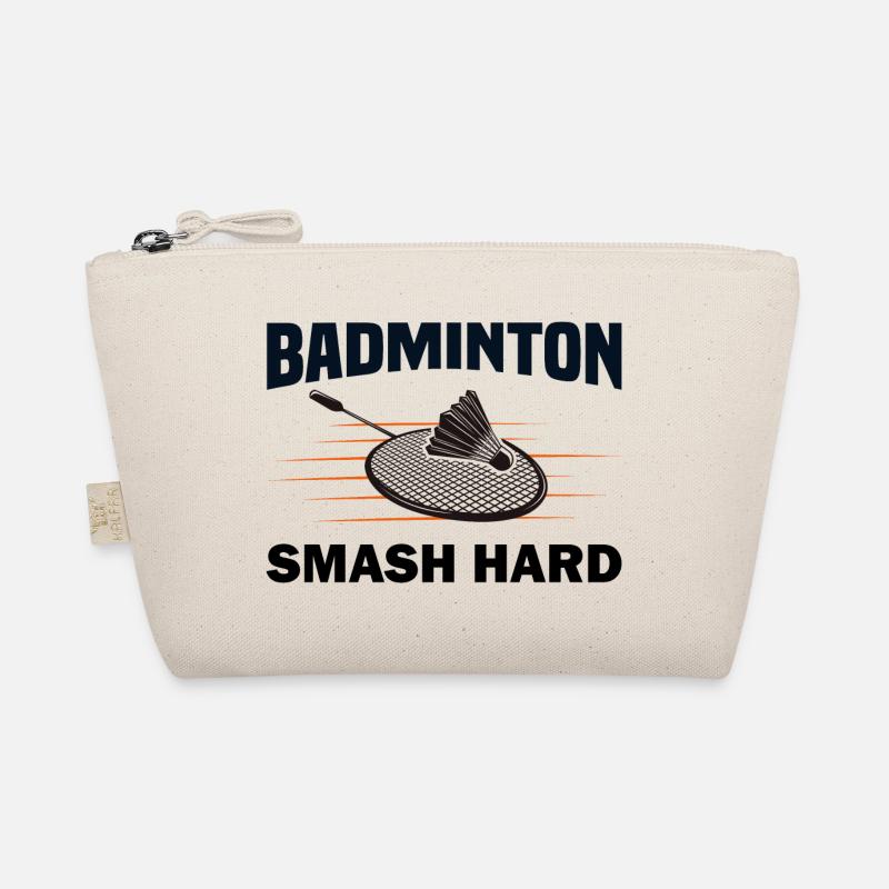 Federball Badminton Sport Geschenk Bio-Täschchen