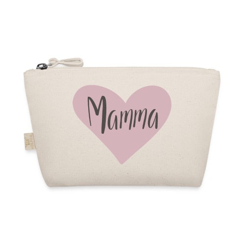 Mamma - hjärta - Ekologisk liten väska