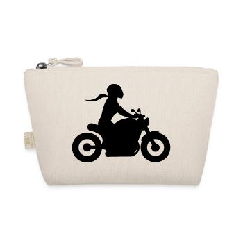 Motocycliste Chopper Biker Bikergirl Cruiser - Trousse biologique - nature - Devant