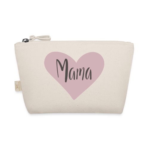 Mama - hjärta - Ekologisk liten väska