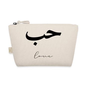 Hub Minimalist Arabic Love love - Organic Pouch - nature - Front