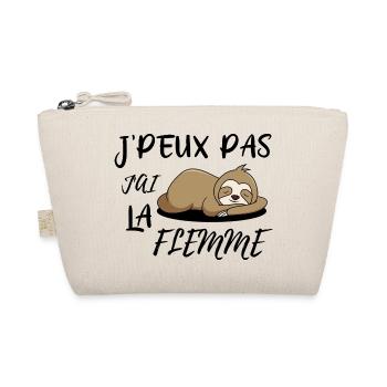 J'peux pas j'ai la flemme, vraiment trop la flemme - Trousse biologique - nature - Devant