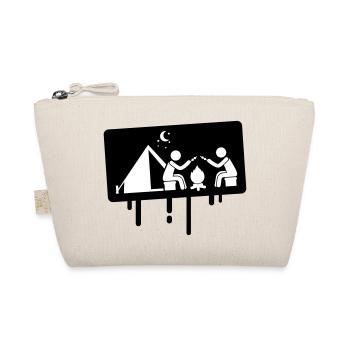 Camping camping - Organic Pouch - nature - Front