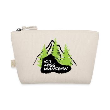 ICH MUSS WANDERN - Bio-Täschchen - Natur - Vorne