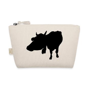 Brown cattle (1c, dairy cow, silhouette) - Organic Pouch - nature - Front